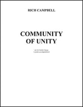 Community of Unity SA choral sheet music cover